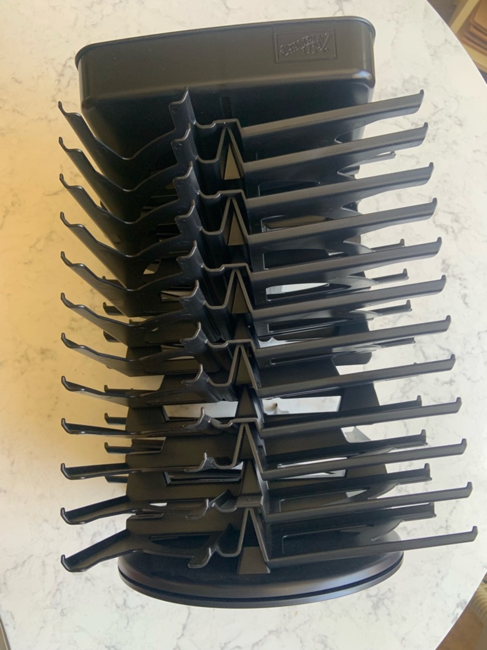 Stampin' Up! Black 60-Slot Rotating Ink Pad Caddy - Picture 5 of 6